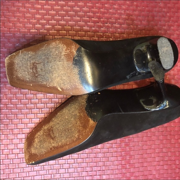 Stuart Weizmann Square toe pumps 9.5. - Picture 4 of 8